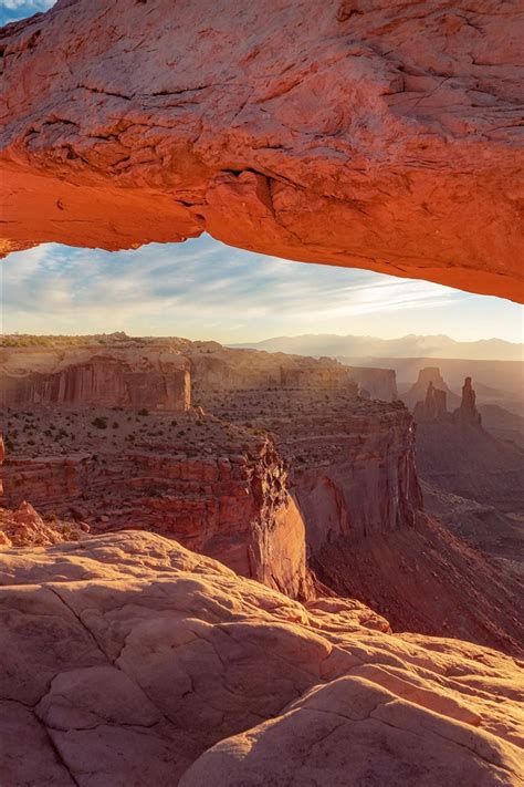 Wallpaper Mesa Arch Canyonlands National Park Sun Rays Usa 2880x1800