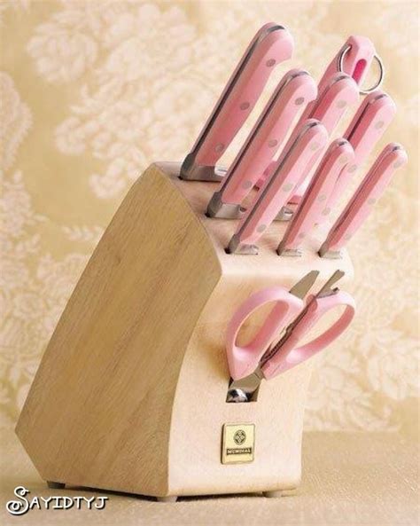 Pink Kitchen Knife Set Set De Cuchillos Rosados Pink