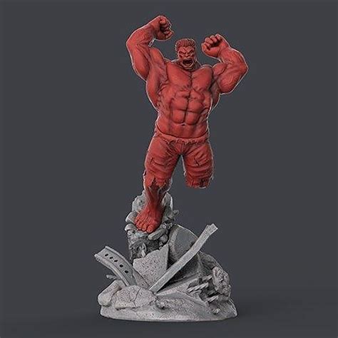 Red Hulk Printing 3d Model