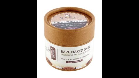 Organic Face Cream Brand New Product Launch Bare Naked Skin YouTube