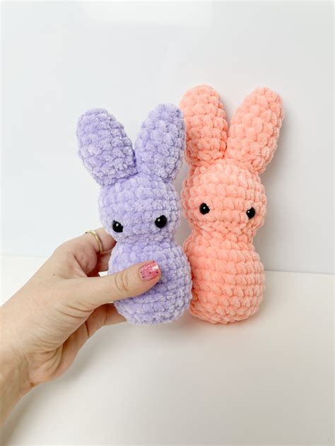 Rose And Lily Amigurumi Crochet Easter Peep Bunny Free Crochet
