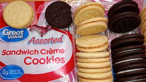 Unboxin Doxin Great Value Assorted Sandwich Creme Cookies Youtube