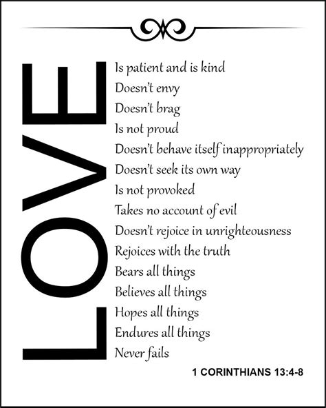 Corinthians In The Bible 1 Corinthians 134 8 Love Is Patient Free