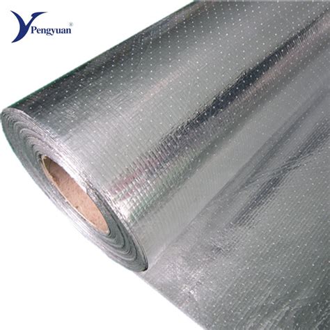 Perforated Foil Radiant Barrier Foil Faced Woven Fabric Insulation China Roofing Foil Woven