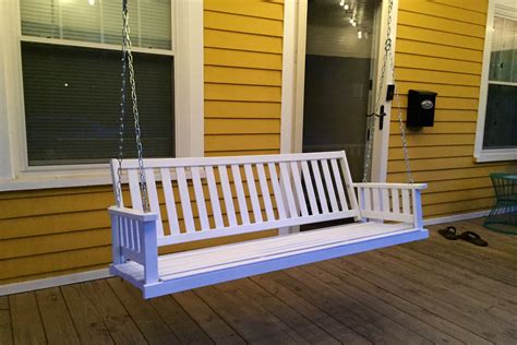 How To Upgrade Your Porch Swing The Broadcasting Baker
