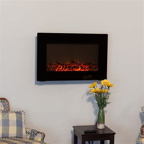 Fire sense is the leading brand name in outdoor heating and electric fireplaces. Fire Sense Black Wall Mounted Electric Fireplace - 60757 ...