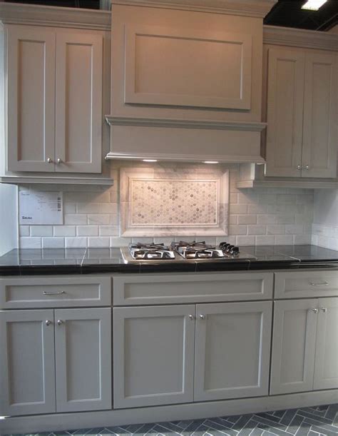 Light Gray Kitchen Cabinets With Black Countertops Home Decor Color To