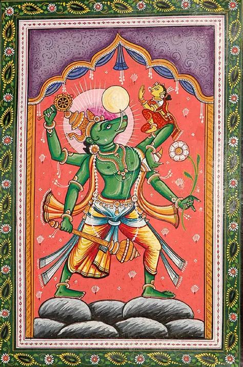 Varaha Avatara The Ten Incarnations Of Lord Vishnu Exotic India Art