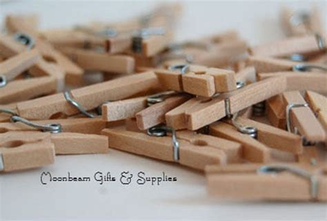 Items Similar To Mini Clothespins Tiny Clothespins 1 Inch Clothespins