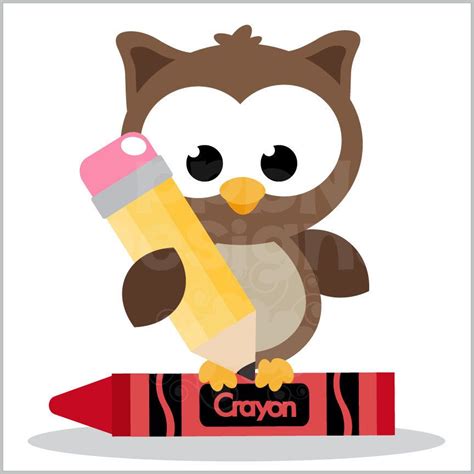 School Owl Free For Deluxe Members Owl Clip Art Bird Classroom