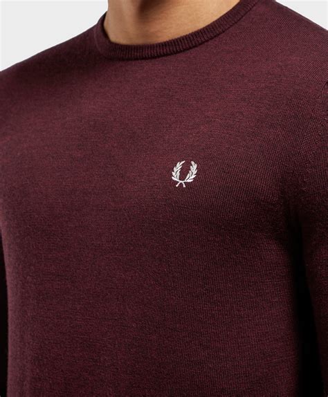 Lyst Fred Perry Merino Knitted Jumper For Men