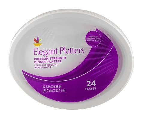 Ahold Elegant Platters Premium Strength Dinner Platter 24 CT 1Source