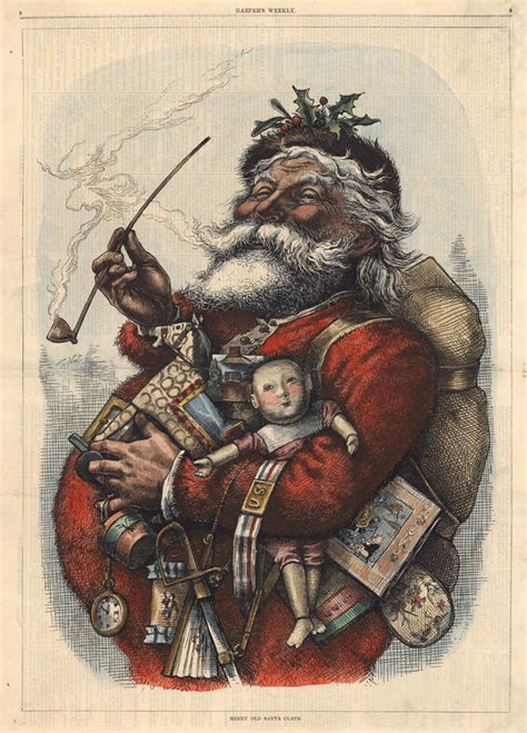 Merry Old Santa Claus. | The Old Print Shop