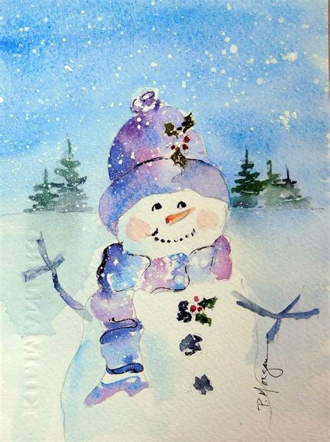 Watercolor Christmas Cards Christmas Watercolor Christmas Paintings