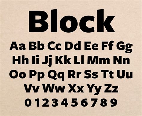 Block Font Block Letters Font Block Monogram Font Bold Font Block Style