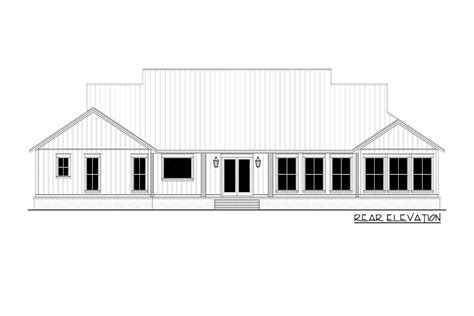 One Story Modern Farmhouse Plan With 4 Bedrooms Under 3000 Sq Ft