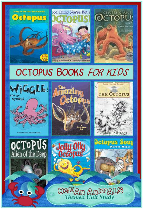 Octopus Books For Kids Ocean Animals Unit Study 3 Boys And A Dog