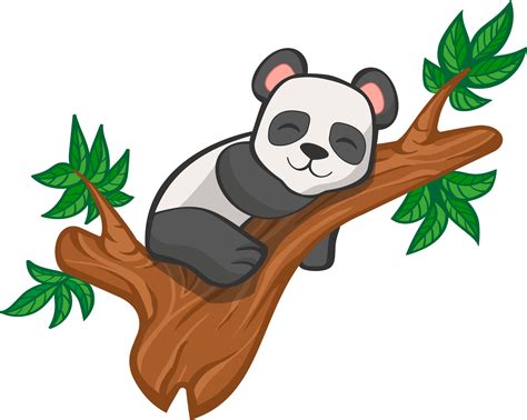 Clipart Panda In Tree
