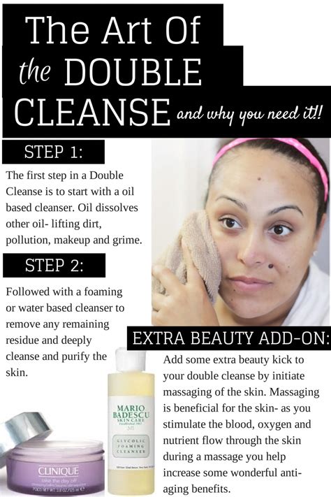 Double Cleanse Skincare Beauty Great Skin A Great Way To Balance And