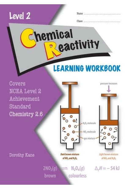 Learning Workbook Ncea Level 2 Chemistry 26 Chemical Reactivity