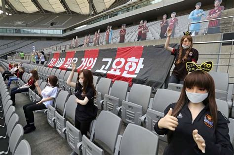 South Koreas Fc Seoul Apologises For Using Sex Dolls To Fill Empty Stands In Home Stadium