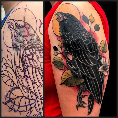 60 Amazing Raven Tattoo Ideas That Will Make You Soar Tats N Rings