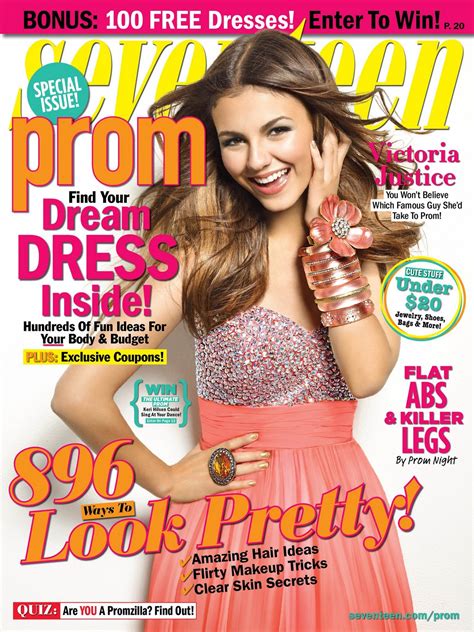 Tracey Mattingly Llc Victoria Justice On The Cover Of Seventeen