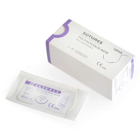 Surgical Absorbable Polyglycolic Acid Pga Suture With Needle Unilever