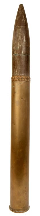 Rare Wwii Us 76mm M26 Sherman Tank Shell Militaria