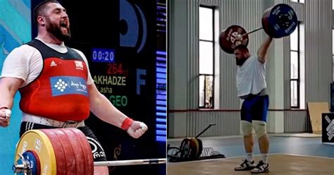 Weightlifter Lasha Talakhadze Achieves 222kg 489lbs Snatch The