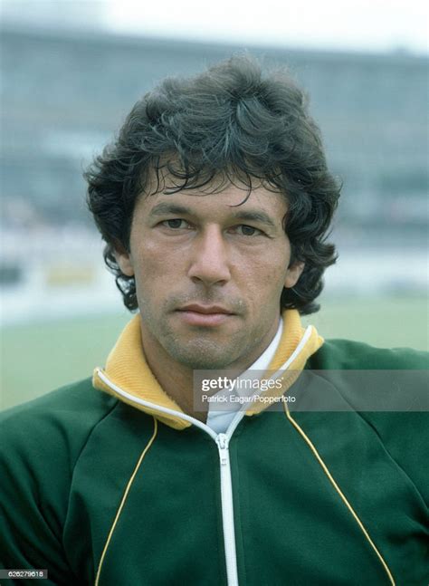 Imran Khan Of Pakistan Before The 1st Test Match Between England And