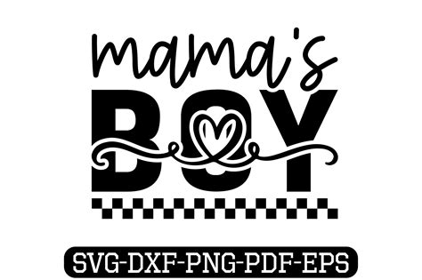 Mamas Boy Svg Baby Svg Illustration Par Svg T Shirt Design Bundle