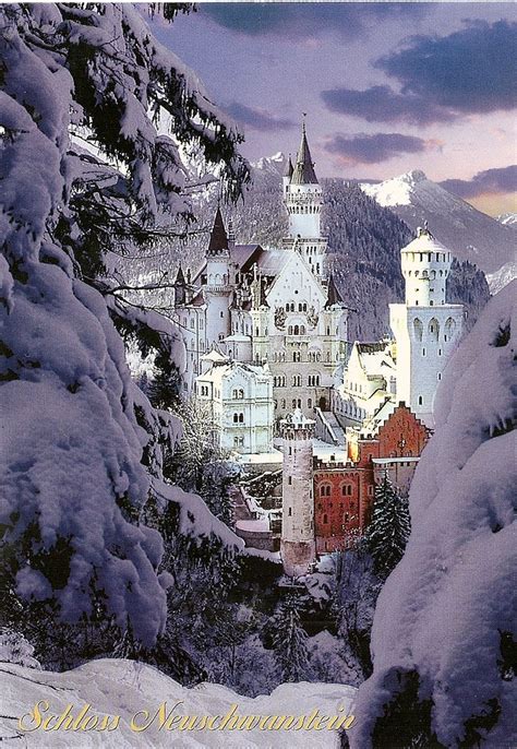 Germany Neuschwanstein Castle Winter A Photo On Flickriver