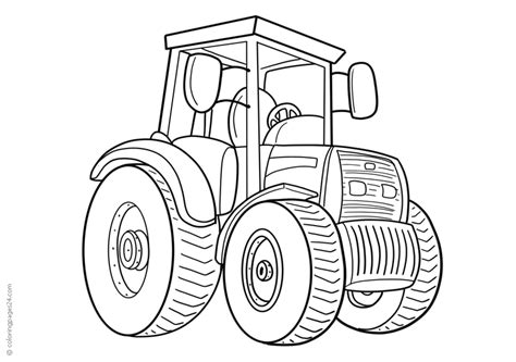 Traktor John Deere Traktor Kolorowanka Do Druku Fotografia Ciagnik