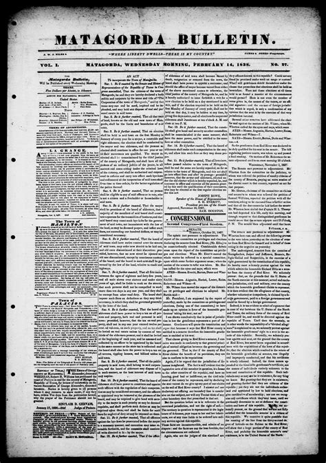 Matagorda Bulletin. (Matagorda, Tex.), Vol. 1, No. 27, Ed. 1, Wednesday