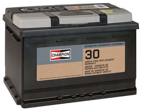 Champion Auto Battery Group Size H6 1767520 Pep Boys