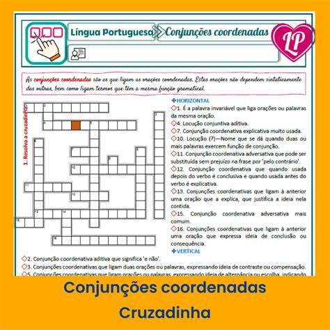 Atividades Sobre Conjunções Coordenativas