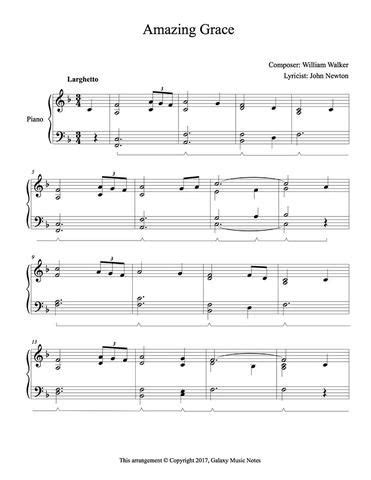This score is based on. Amazing Grace: Level 4 - Piano sheet music | Piano sheet, Sheet music, Amazing grace
