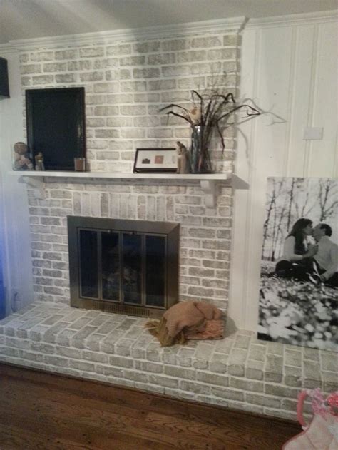 This process of covering your wall looks best when you do the entire thing at once, so keep that in mind before you take on color washing. How to add texture and color to a brick fireplace that has ...