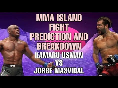 Usman vs masvidal vs ufc 261 april, 24, 2021. Kamaru Usman vs Jorge Masvidal - MMA Island Picks - YouTube