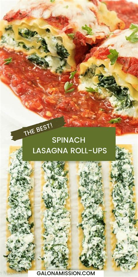 Spinach Lasagna Rolls Artofit