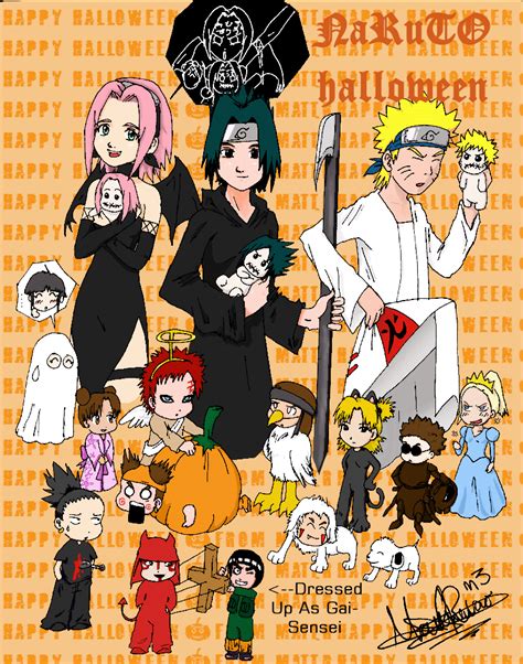 Naruto Halloween By Toutaku On Deviantart