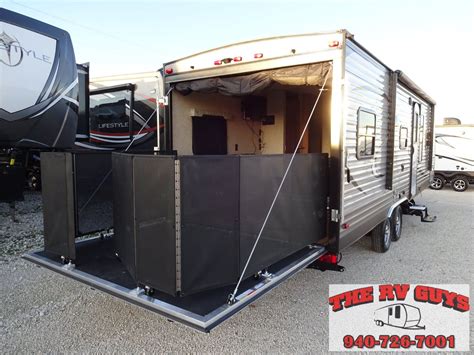 Patio mats & step rugs. Catalina 22TH Toy Hauler with Patio! | Tioga, Used rvs, Toy hauler