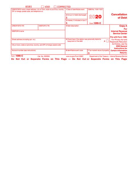 1099 C Form Pdf Fill Out And Sign Online Dochub