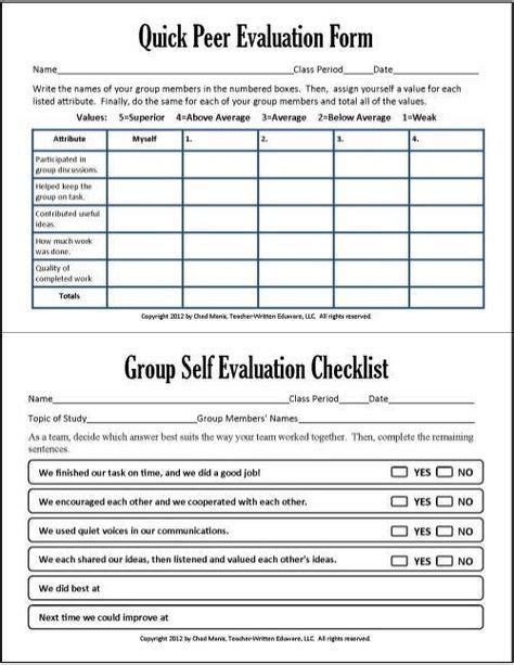 Cooperative Learning This Free Pdf Packet Includes Documents For Self