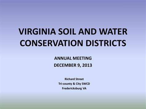 Ppt Virginia Soil And Water Conservation Districts Powerpoint