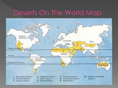 Great Basin Desert On World Map