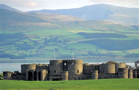 Beaumaris Castle On The Isle Of Anglesey North Wales British Castles