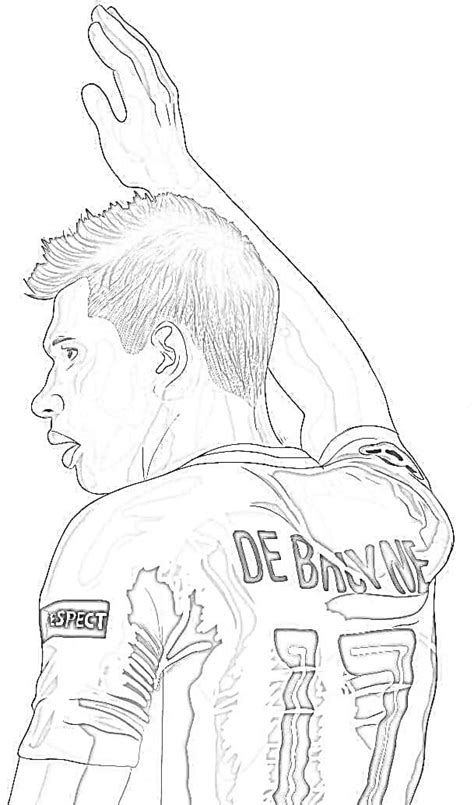 Kevin De Bruyne 5 Coloring Page Free Printable Coloring Pages For Kids