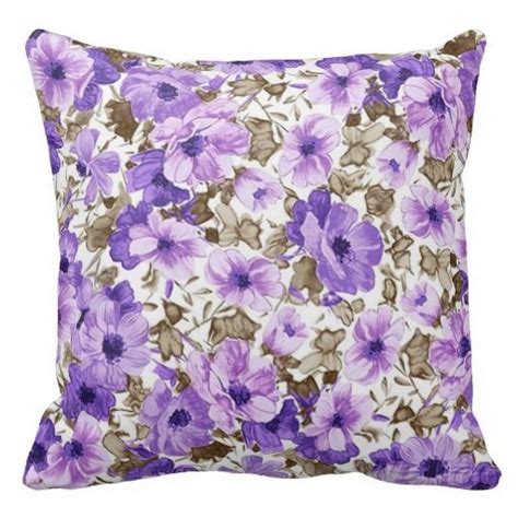 Ornamental curly swirls background | designed by vexels.com. Pretty Purple & White Floral Throw Pillow | Zazzle.com ...